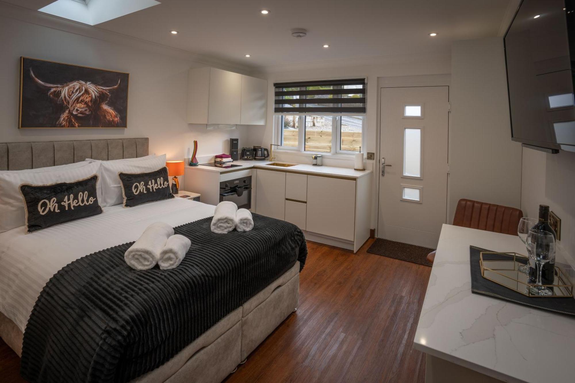 Heather Nook- Luxury Studio In Pitlochry Eksteriør bilde